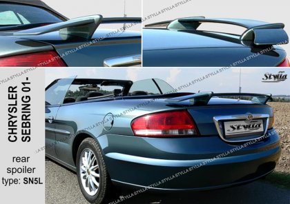 Spoiler zadní kapoty, křídlo Stylla - Chrysler Sebring 01-