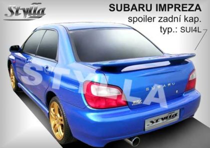 Spoiler zadní kapoty, křídlo Stylla Subaru Impreza 00-08