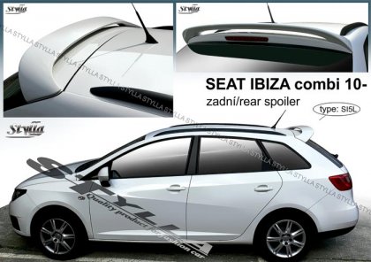 Spoiler zadních dveří horní, křídlo  Stylla - SEAT Ibiza combi 10-