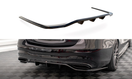 Spoiler zadního nárazníku Mercedes-Benz S AMG-Line W223 černý lesklý plast