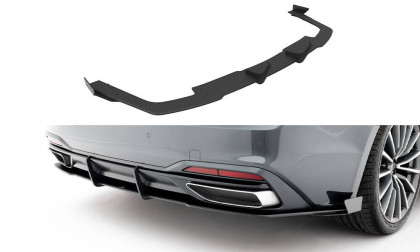 Spoiler zadního nárazníku Street pro + flaps Audi A5 F5 Facelift červený