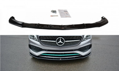 Spojler pod nárazník lipa Maxton V.1 - MERCEDES-BENZ CLA C117 AMG-LINE FACELIFT 2017- černý lesklý plast