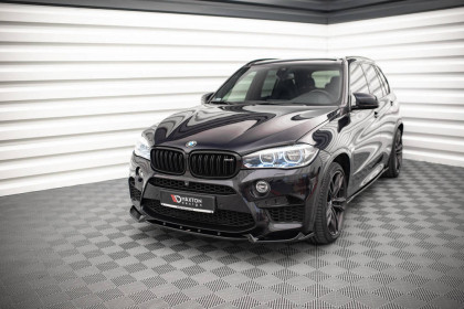 Spojler pod nárazník lipa V.1 BMW X5 M F15 černý lesklý plast