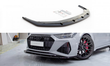 Spojler pod nárazník lipa V.2 Audi RS6 C8 carbon look