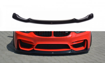 Spojler pod přední nárazník lipa BMW M3 F80 2014- černý lesklý plast