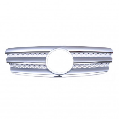 Sportovní maska - Mercedes-Benz E-Class (W211) 2002-2006 - chrom / silver