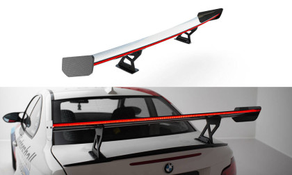 Zadní spoiler křídlo V.1 + LED BMW 1 M E82 carbon - horní úchycení