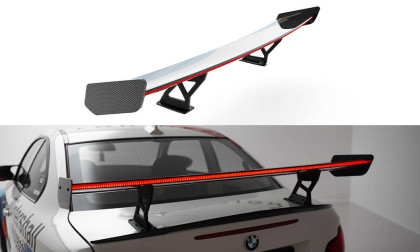 Zadní spoiler křídlo V.2 + LED BMW 1 M E82 carbon - horní úchycení