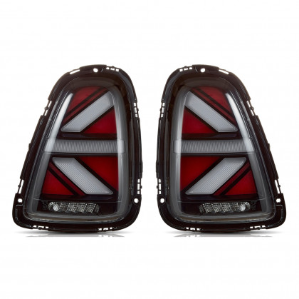 Zadní světla LED Mini R50 R53 R52 01-06 Union Jack style červená