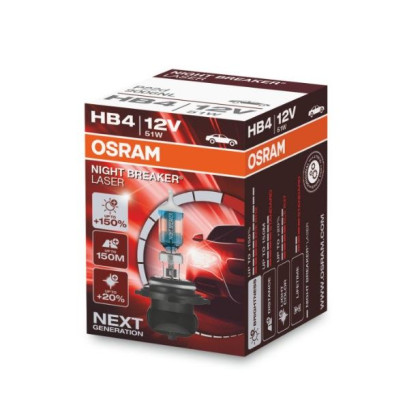 Žárovka HB4 Osram NIGHT BREAKER Laser +150 1ks