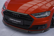 Spoiler pod přední nárazník CSR CUP pro Audi A8 D5 2017-2021 - černý lesklý
