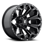 Alloy wheel D576 Assault Gloss Black Milled Fuel