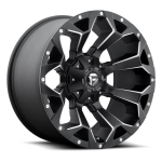 Alloy wheel D546 Assault Matte Black Milled Fuel