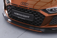 Spoiler přídavný pod přední nárazník CSR CUP pro Audi R8 (Typ 4S) 2019- černý lesklý
