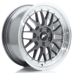 JR Wheels JR23 18x8 ET40 5x112 Hyper Gray w/Machined Lip