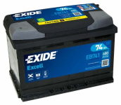 Akumulátor EXIDE EXCELL L+ 74AH/680A