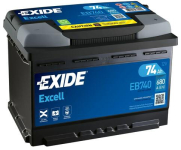 Akumulátor EXIDE EXCELL P+ 74AH/680A