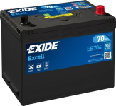 Akumulátor EXIDE P+ 70AH/540