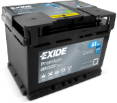 Akumulátor EXIDE PREMIUM P+ 61AH/600A