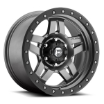 Alloy wheel D558 Anza Matte Gunmetal/Black Bead Ring Fuel