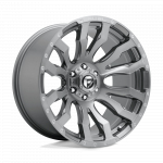 Alloy wheel D693 Blitz Brushed GUN Metal Tinted Clear Fuel