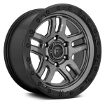 Alloy wheel D701 Ammo Matte Gunmetal/Black Bead Ring Fuel