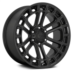 Alloy wheel D718 Heater Matte Black Fuel