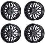 Alloy wheels set Gloss Black Morocco Black Rhino