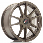 JR Wheels JR21 17x7 ET25-40 Blank Matt Bronze