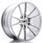 JR Wheels JR21 19x8,5 ET20-43 5H BLANK Silver Machined Face