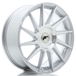 JR Wheels JR22 17x7 ET20-40 BLANK Silver Machined Face