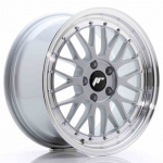 JR Wheels JR23 17x8 ET40 5x120 Hyper Silver w/Machined Lip