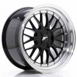 JR Wheels JR23 18x9,5 ET25-48 5H BLANK Gloss Black w/Machined Lip