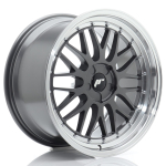 JR Wheels JR23 19x9 ET20-40 5H BLANK Hyper Gray w/Machined Lip