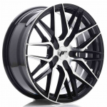 JR Wheels JR28 18x7,5 ET20-40 BLANK Gloss Black Machined Face