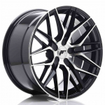 JR Wheels JR28 18x9,5 ET20-40 5H BLANK Gloss Black Machined Face