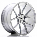 JR Wheels JR30 19x9,5 ET35-40 5H BLANK Silver Machined Face