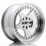 JR Wheels JR6 16x8 ET25 4x100/108 Silver Machined Face