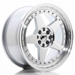 JR Wheels JR6 17x8 ET25 5x114/120 Silver Machined Face