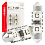 LED žárovky CANBUS 12SMD Festoon C5W 3838 39mm White 12/24V AMIO-04249