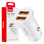 Nabíječka do auta 2x USB-A 2.1A 12/24V