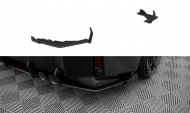 Splittery zadní boční Street Pro V.1 + flaps BMW M2 G87 černo červené