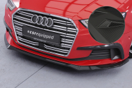 Spoiler pod přední nárazník CSR CUP pro Audi A3 8V sedan / Cabrio 2016-2020 - carbon look matný