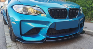 Spoiler pod přední nárazník pro BMW M2 F87 2016-2020 s TÜV černý lesklý