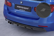 Spoiler pod zadní nárazník, difuzor BMW 3 F31 Touring - Černá struktura