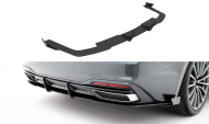 Spoiler zadního nárazníku Street pro + flaps Audi A5 F5 Facelift černo červený