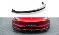 Spojler pod nárazník lipa V.1 Tesla Model 3 Project Highland(Facelift) černý lesklý plast