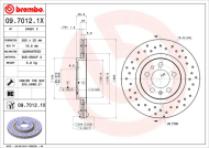 Sportovní brzdové kotouče BREMBO - přední chlazené 280mm - Seat Ibiza/Leon/Toledo