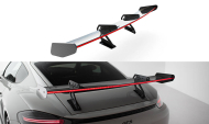 Zadní spoiler křídlo + LED V.1 Porsche 718 Cayman 982c carbon - horní úchycení